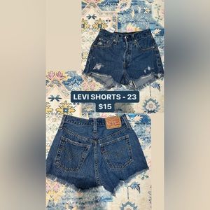 Levi’s shorts- closet clean out!!!